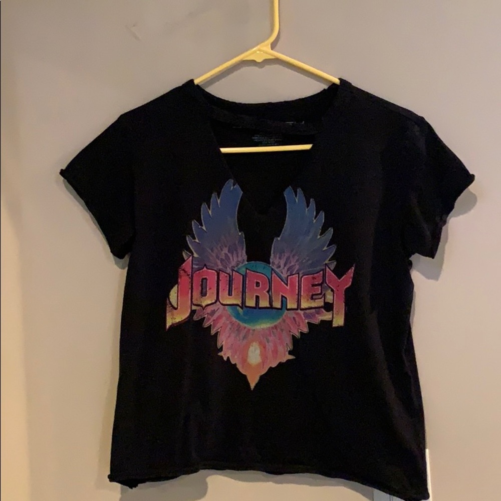 Cropped “Journey” Graphic Tee